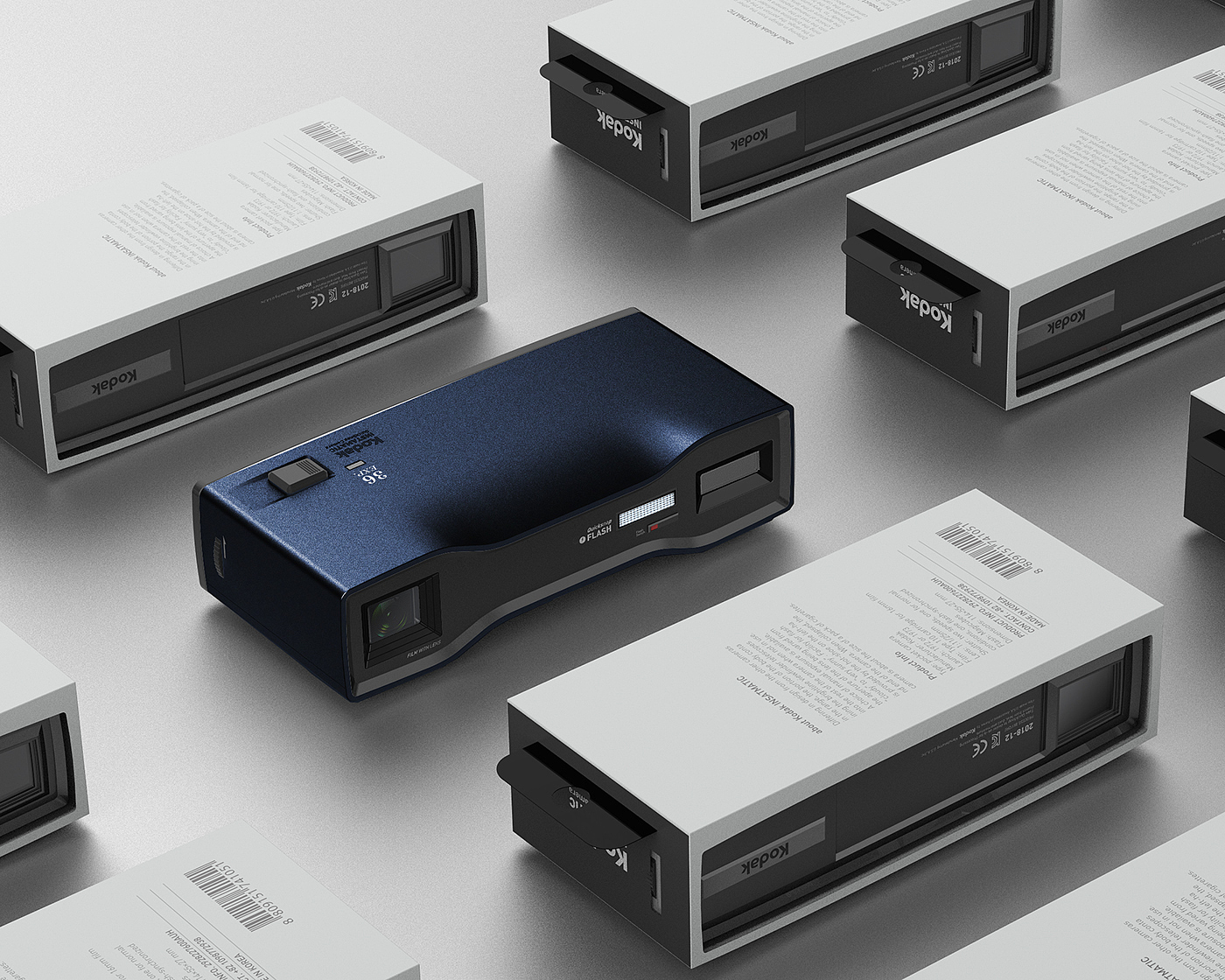 Classic Reprint，Kodak point and shoot camera，camera，Redesign，industrial design，