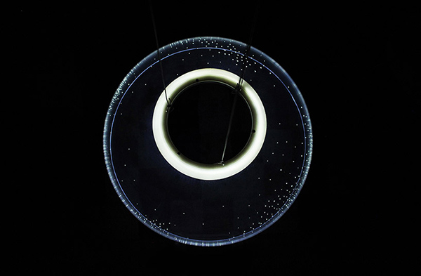 General image，decorate，a chandelier，starry sky，originality，