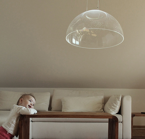 General image，decorate，a chandelier，starry sky，originality，