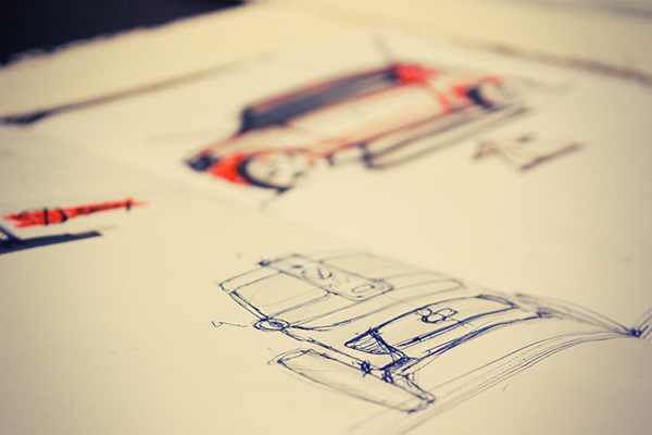 City taxi，conceptual design，Hand drawn，General image，facilitate，industrial design，