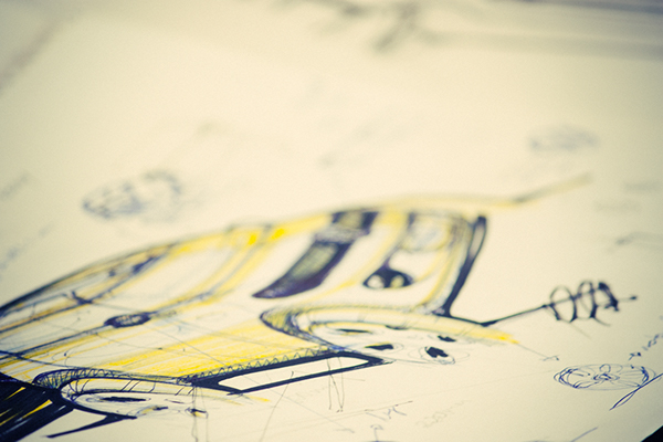 City taxi，conceptual design，Hand drawn，General image，facilitate，industrial design，