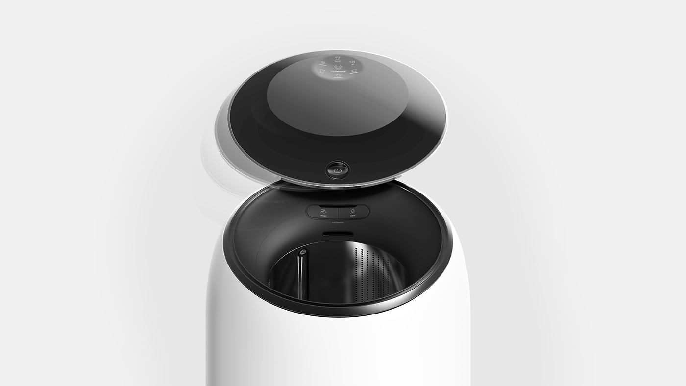 Underwear cleaning，bashi，take a shower，household electrical appliances，Washing machine，convenient，Ultrasonic cleaning，Water softening system，industrial design，