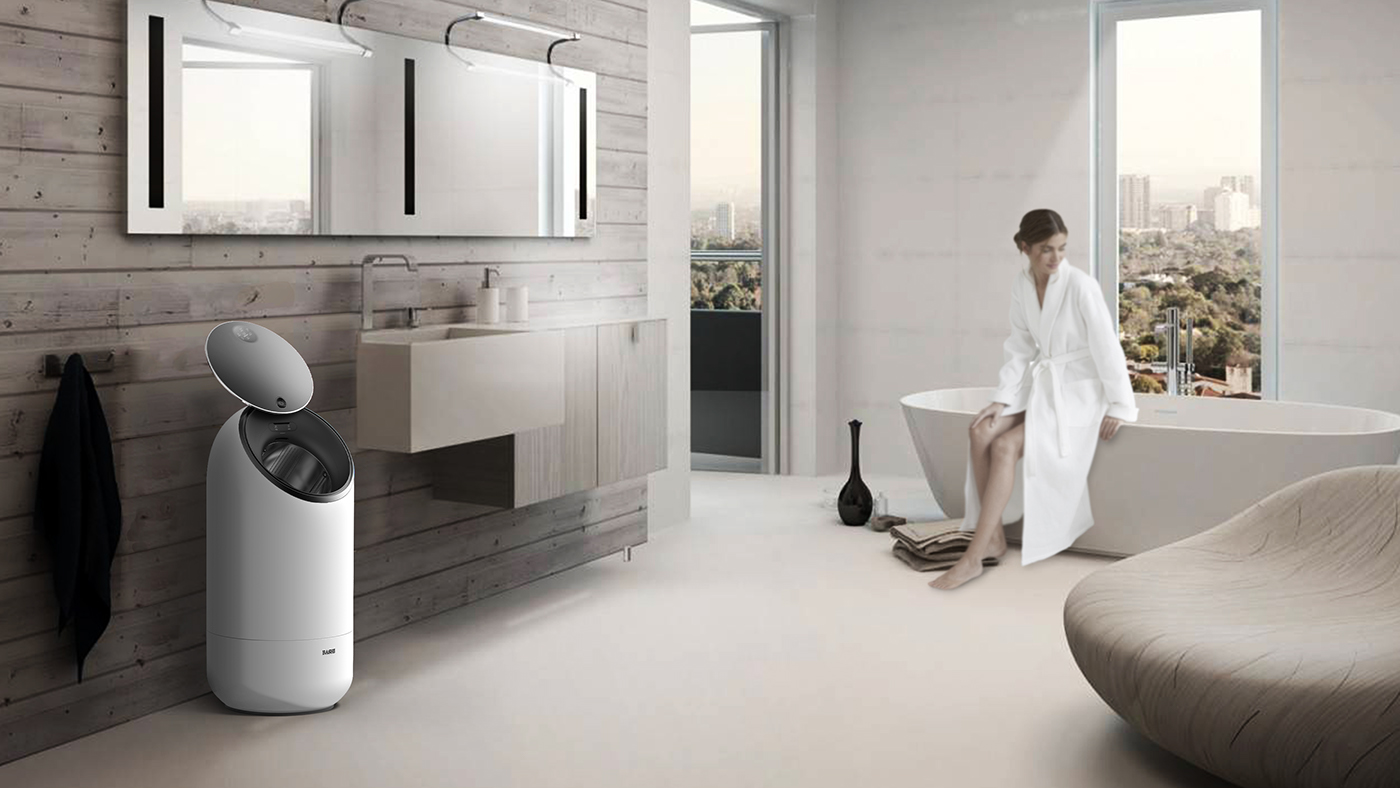 Underwear cleaning，bashi，take a shower，household electrical appliances，Washing machine，convenient，Ultrasonic cleaning，Water softening system，industrial design，