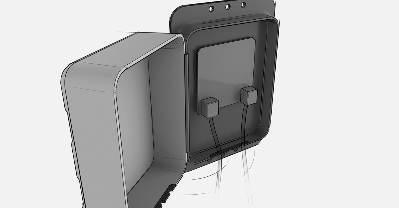 Professional equipment，Data line，Over current protection device，Protection box，industrial design，