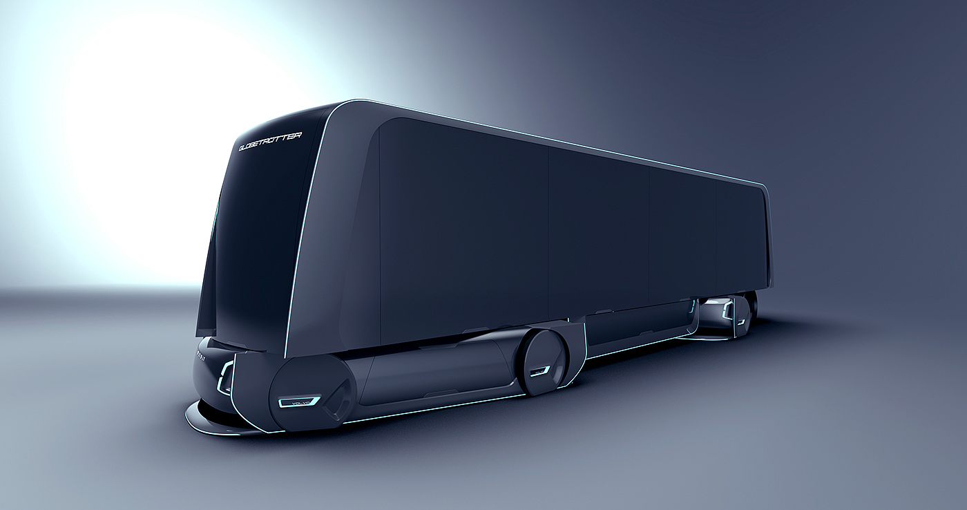 modularization，Universal type，Volvo，Automatic driving，Cargo transport vehicle，conceptual design，