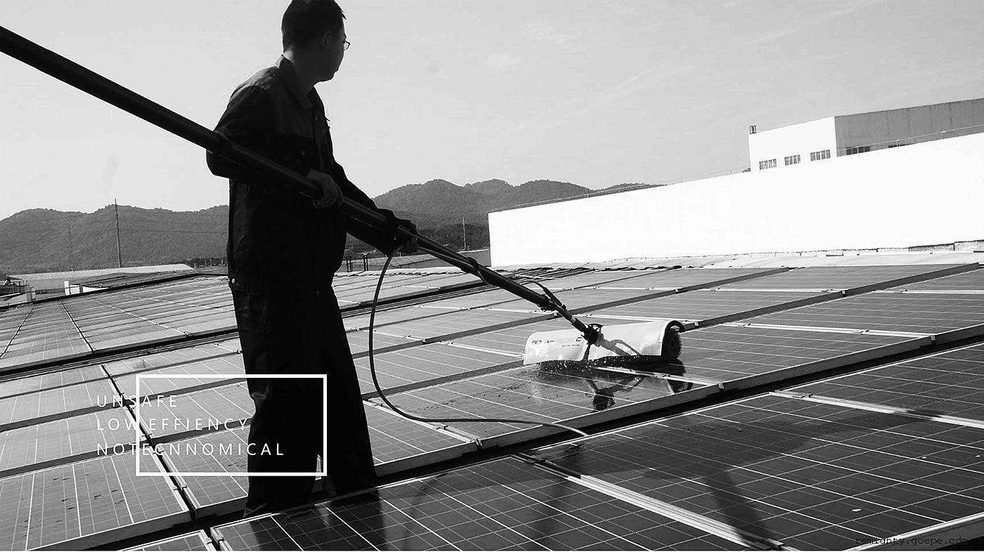 soft，Solar panel，Cleaning robot，fishsecond，Cleaning tools，industrial design，