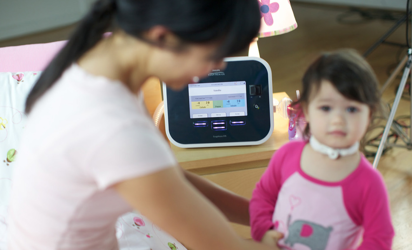 Philips，Expectoration machine，physicotherapeutics，respiratory tract infection，General image，