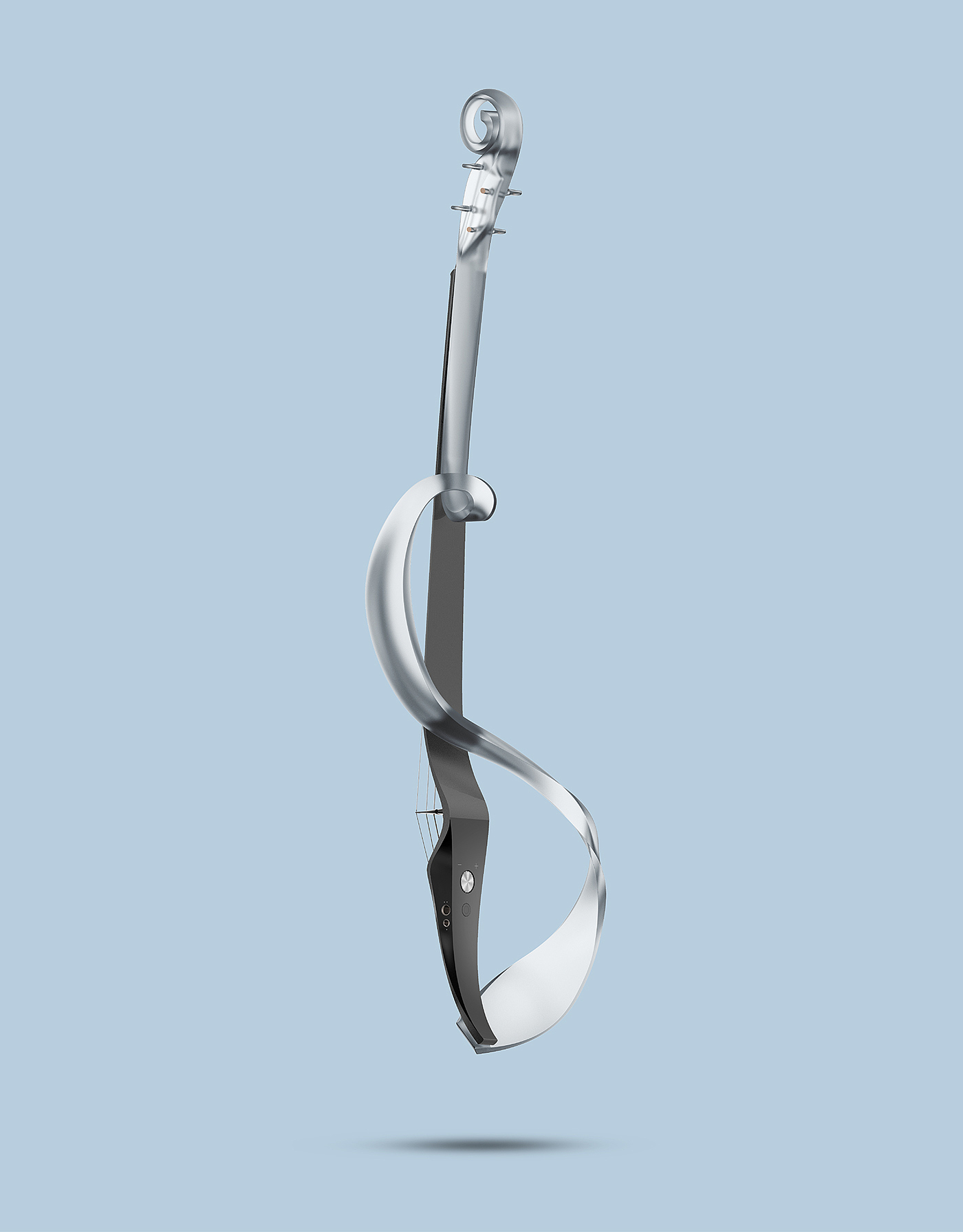 if，Award winning works，master，Electric Violin ，Musical Instruments，LED display，Learning assistance，industrial design，