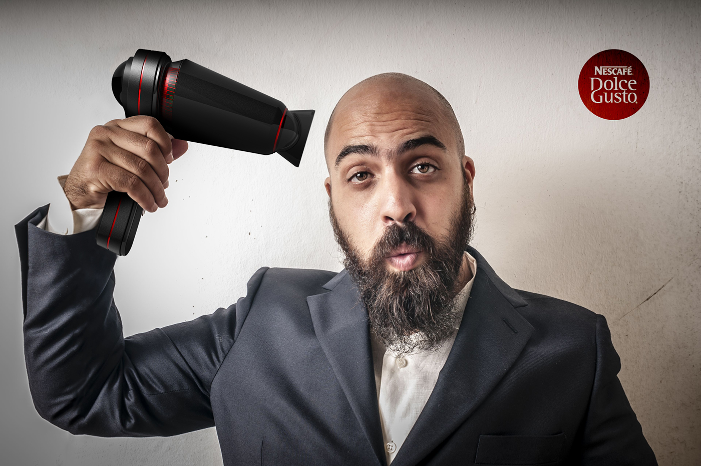 dolcegusto，Nestle coffee machine，hair drier，Personality design，Masculine hair dryer，Brand design，industrial design，