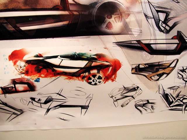 Automobile design，Model display，Hand painted ，