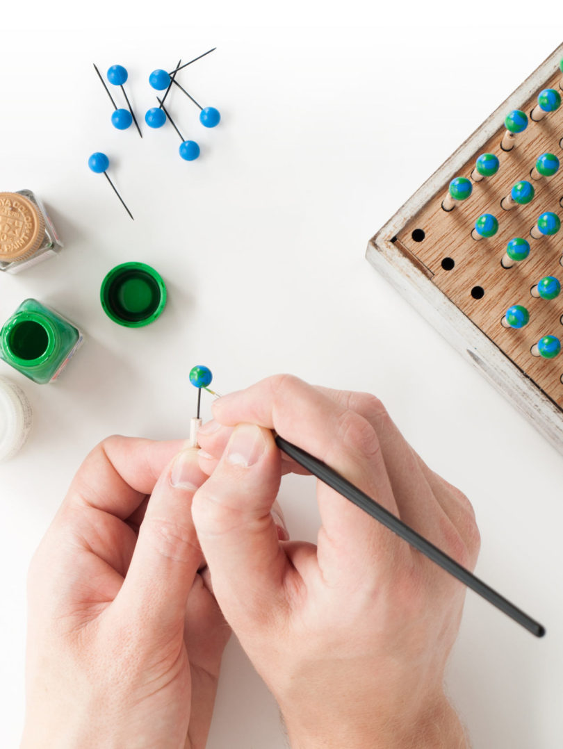 General image，originality，Hand drawn，planet，thumbtack，