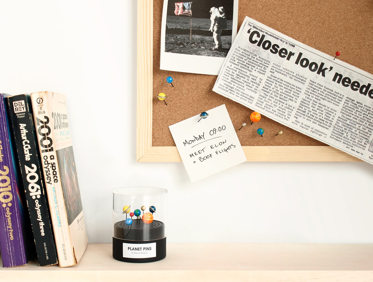 General image，originality，Hand drawn，planet，thumbtack，