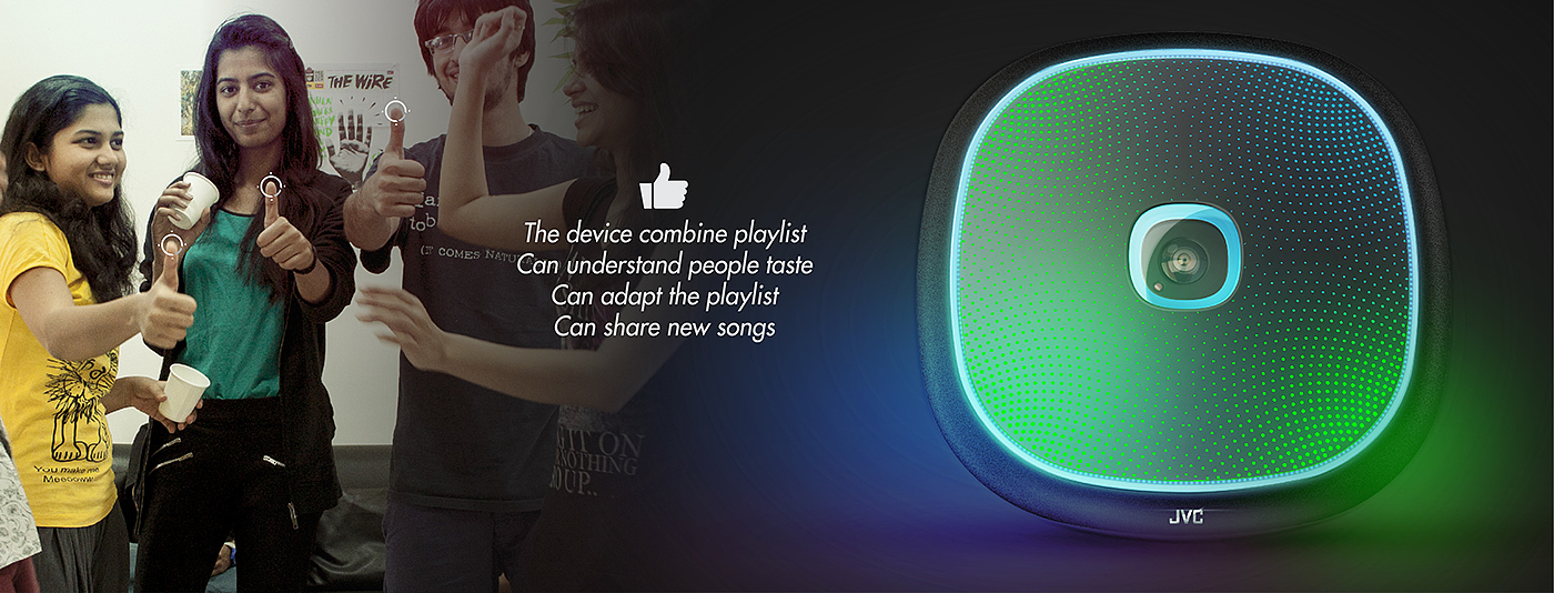 fuse，Taste recommendation，Gesture manipulation，music player ，Share music，Intelligent speaker，