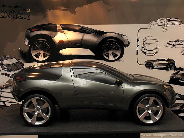 汽车设计，模型展示，手绘表现，
