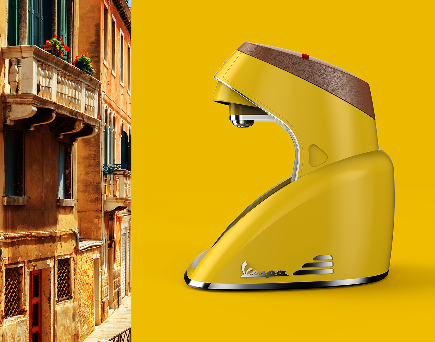 Italy，vespa，motorcycle，Water purifier，Brand design，conceptual design，industrial design，