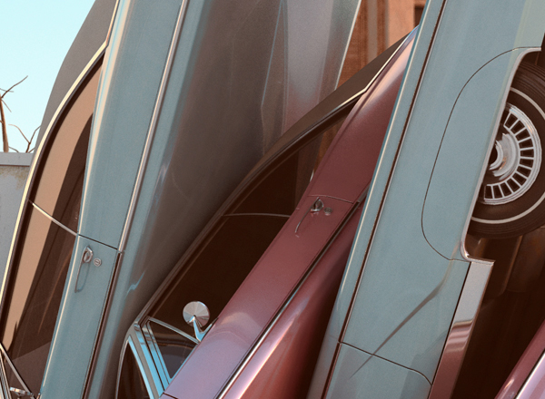 britain，surrealistic，vehicle，Interspersed，General image，industrial design，Art，