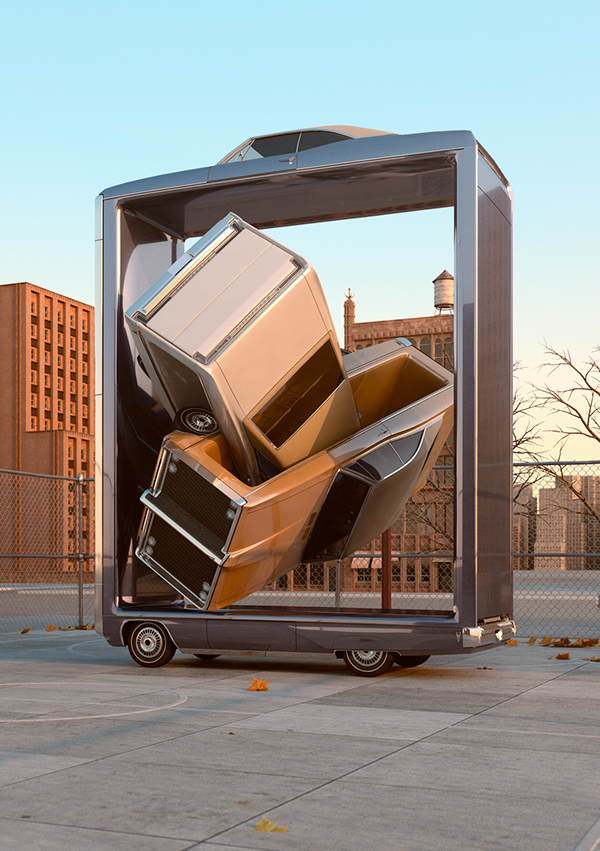 britain，surrealistic，vehicle，Interspersed，General image，industrial design，Art，