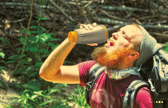 Water cup，refrigeration，purify，General image，product design，