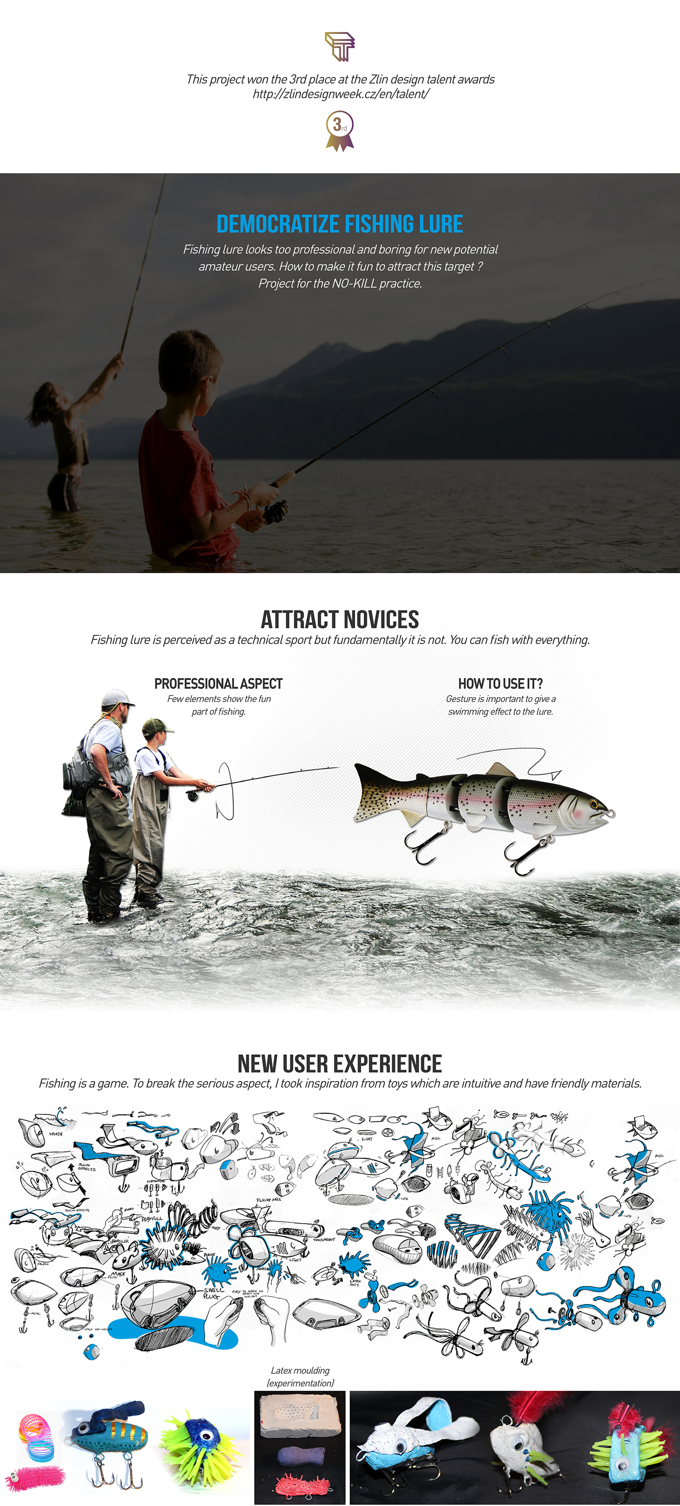 Creative design，fish hook，go fishing，Interesting，Tool design，Playfulness，industrial design，