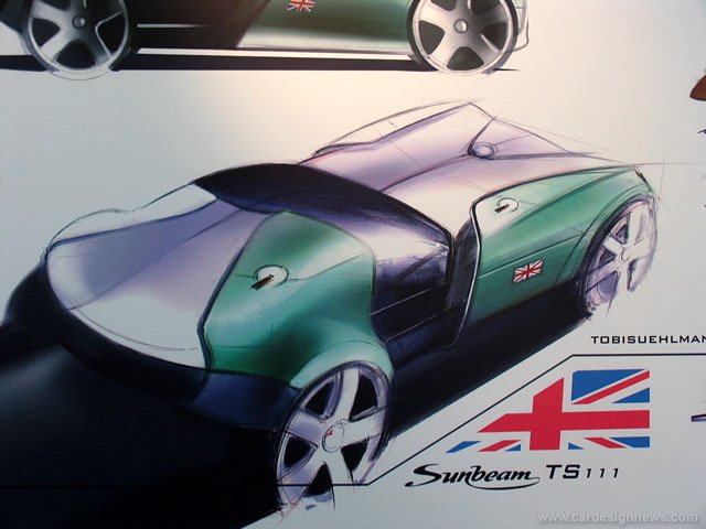 Automobile design，Model display，Display Board，design sketch，