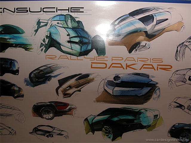 Automobile design，Model display，Display Board，design sketch，