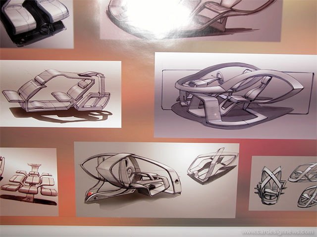Automobile design，Model display，Display Board，design sketch，