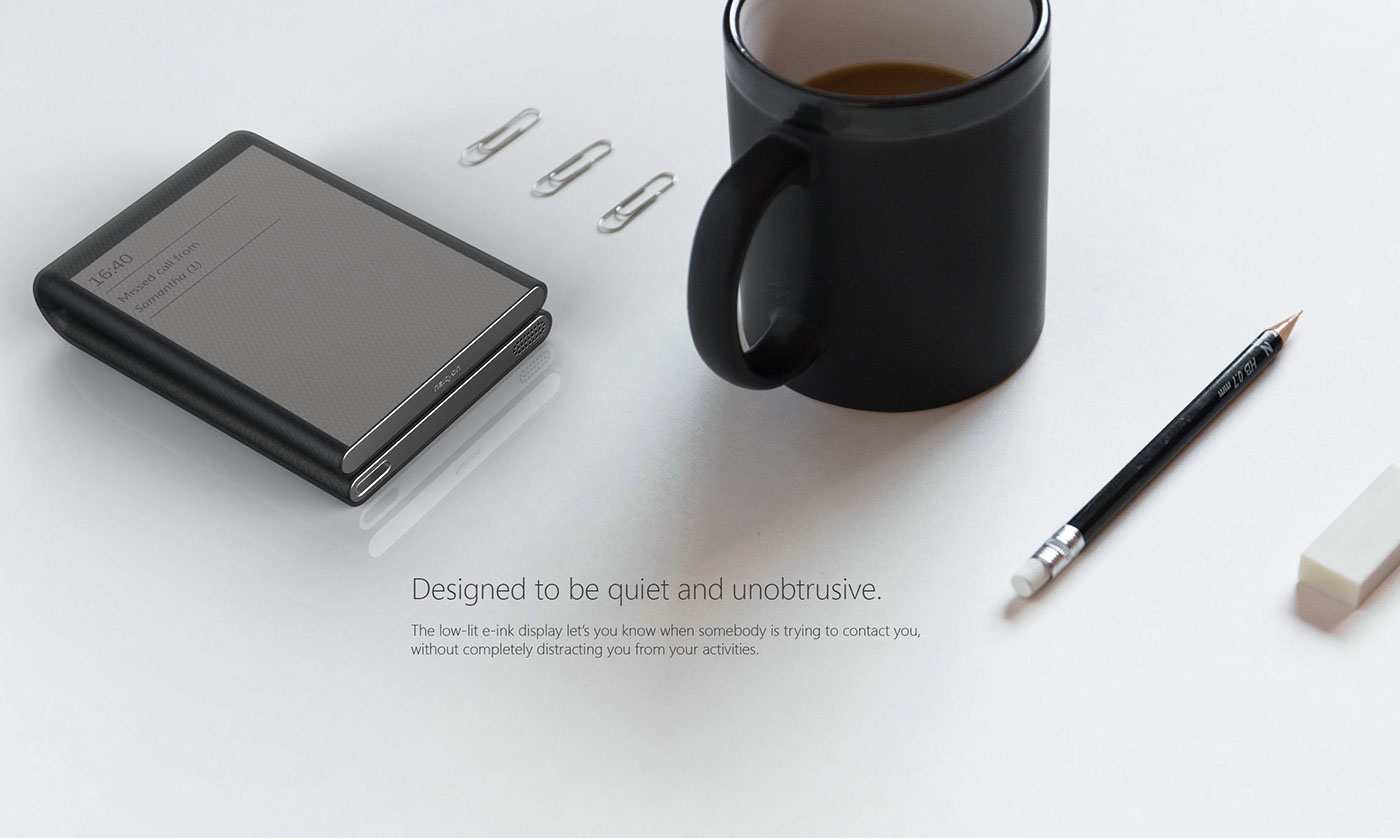 halcyon，Concept mobile phone，simple and easy，be quiet，General image，industrial design，