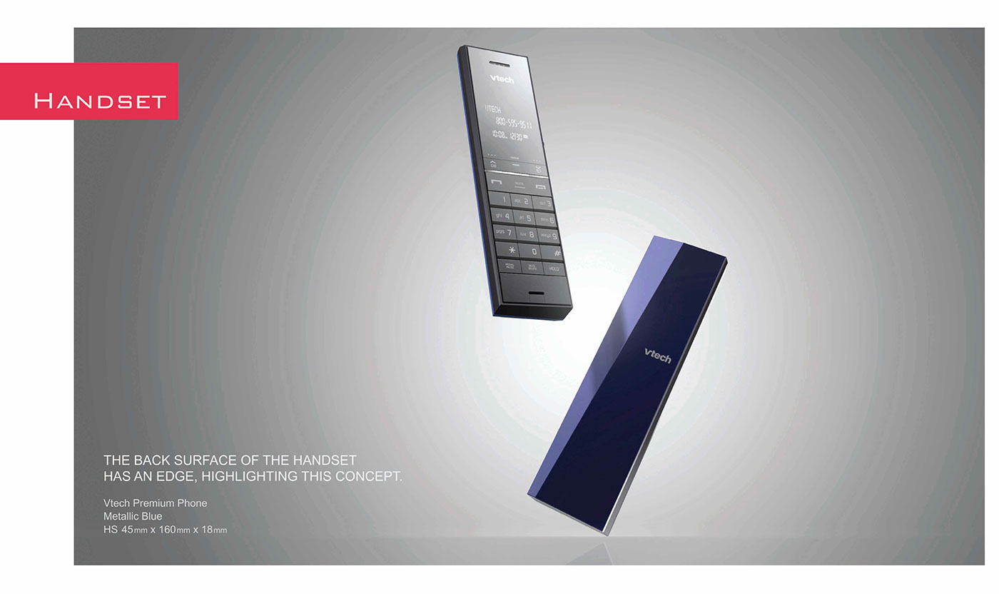 Weiyida，Cordless telephone，Triangular seat，General image，industrial design，