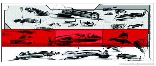 Automobile design，Model display，Display Board，design sketch，