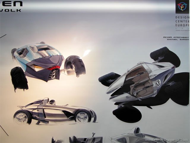 Automobile design，Model display，Display Board，design sketch，