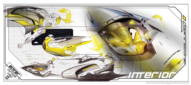 Automobile design，Model display，Display Board，design sketch，