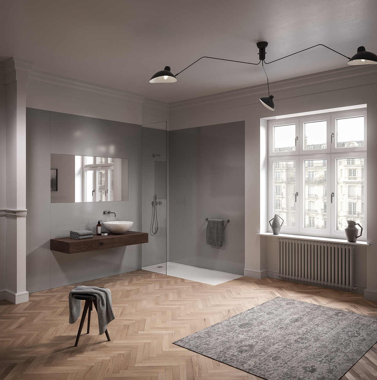 Shower Room，TOILET，Home Furnishing，General image，industrial design，