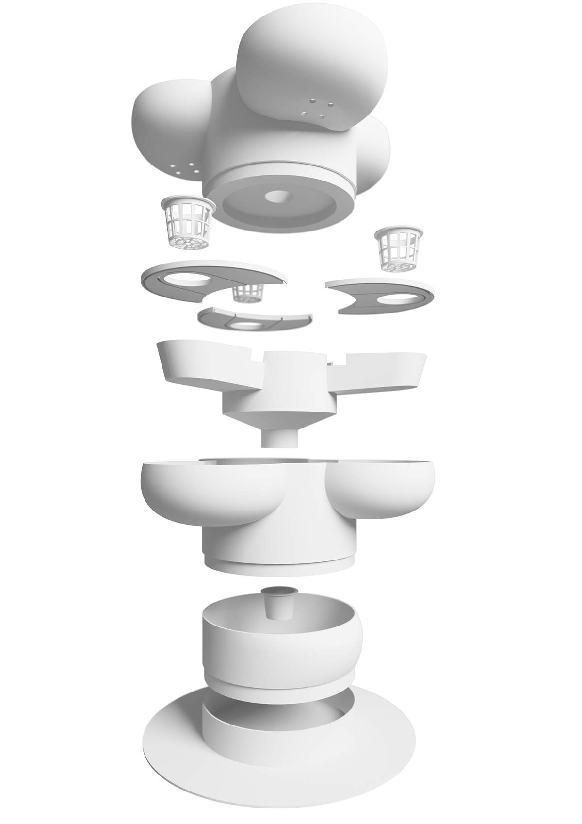 pretty，Totems，originality，Interior design，Plant cultivation system，General image，industrial design，