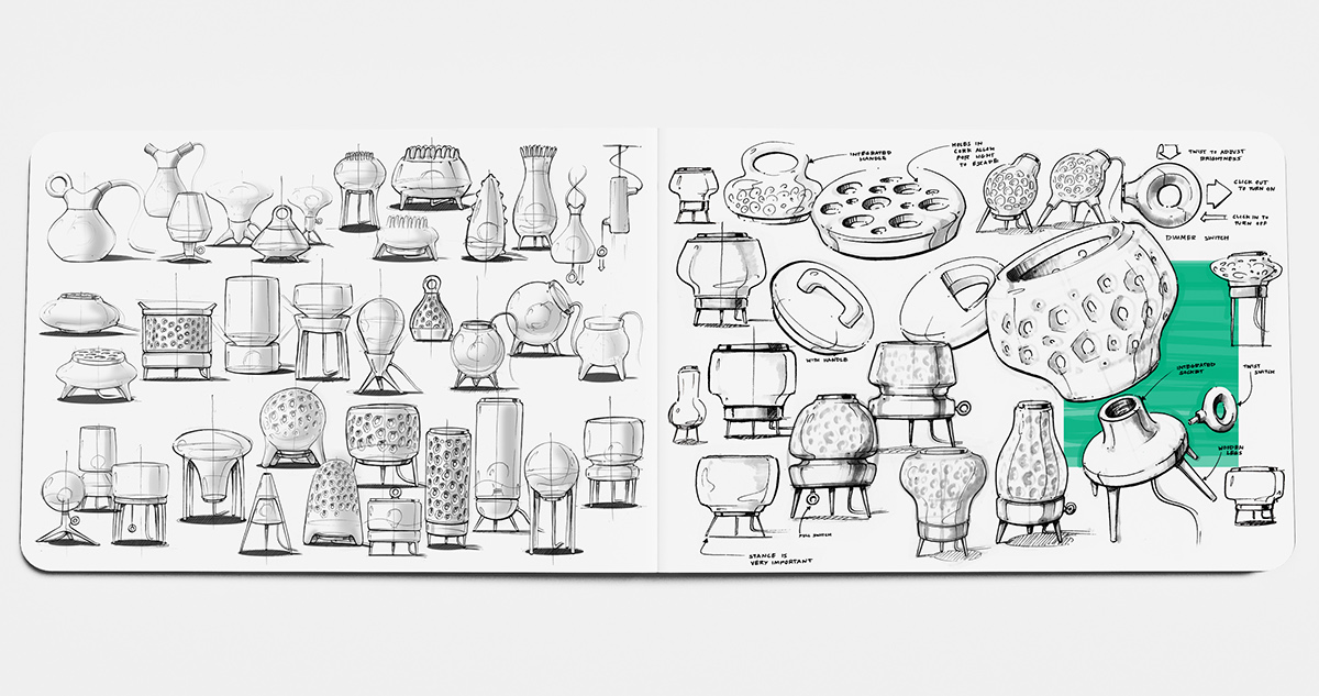 Hollowed out，ellipse，Desk lamp，lighting，General image，