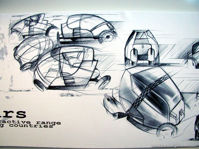 vehicle，Automobile design，Display Board，design sketch，Model，