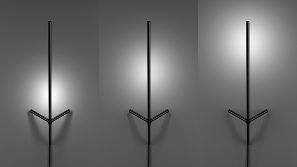 Minimalist，Strong functionality，Polyline，Desk lamp，industrial design，