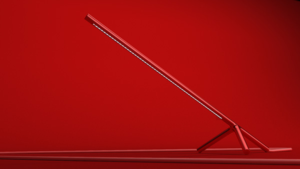 Minimalist，Strong functionality，Polyline，Desk lamp，industrial design，