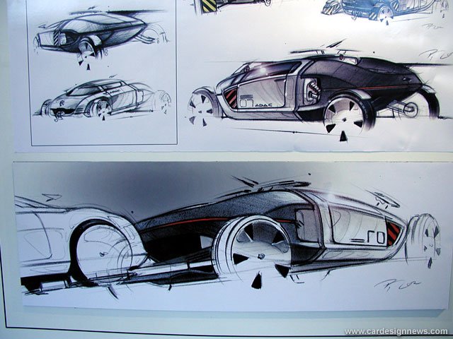 vehicle，Automobile design，Display Board，design sketch，Model，