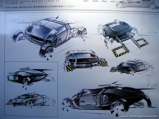 vehicle，Automobile design，Display Board，design sketch，Model，