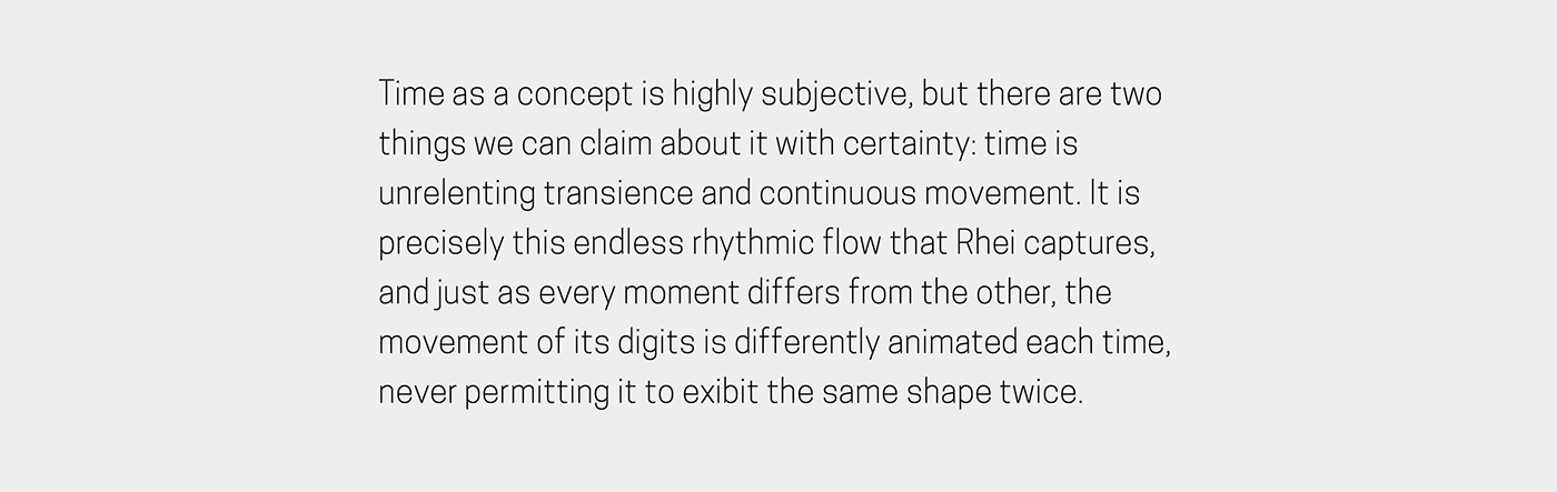 flowing water，Clock，liquid，Red dot award，General image，