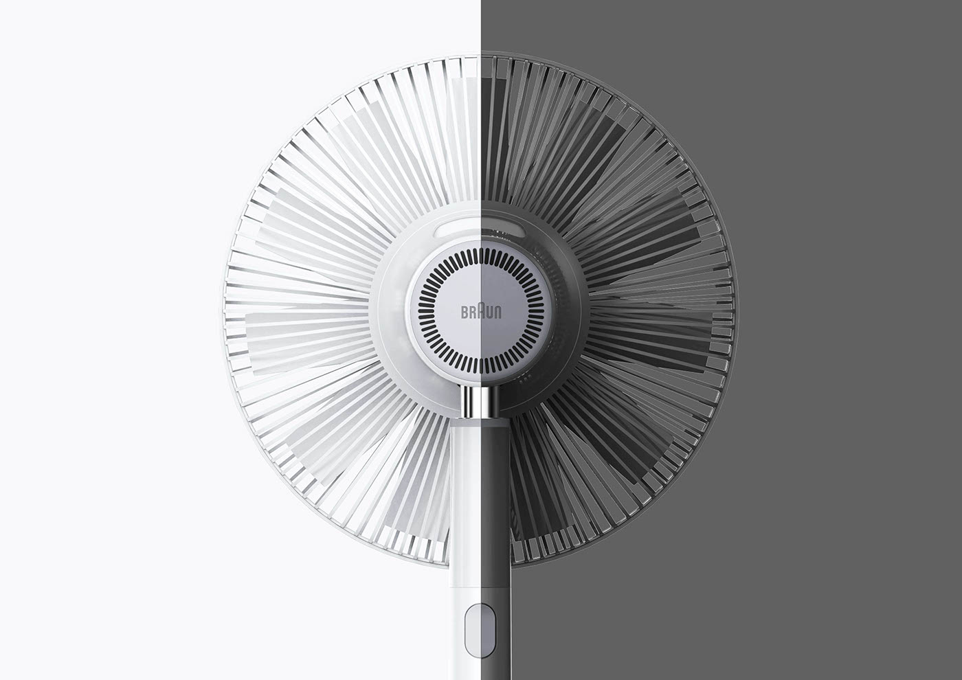 Braun，Household appliances，electric fan，General image，industrial design，Brand design，