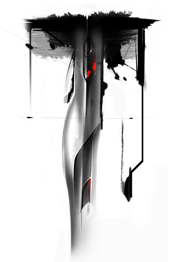 Automobile design，Hand drawn products，design sketch，