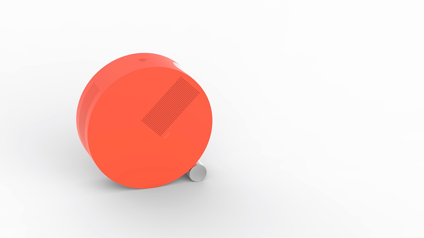 orbit，flexible，intelligence，Portable，Family entertainment，loudspeaker box，Projector，Creative design，industrial design，