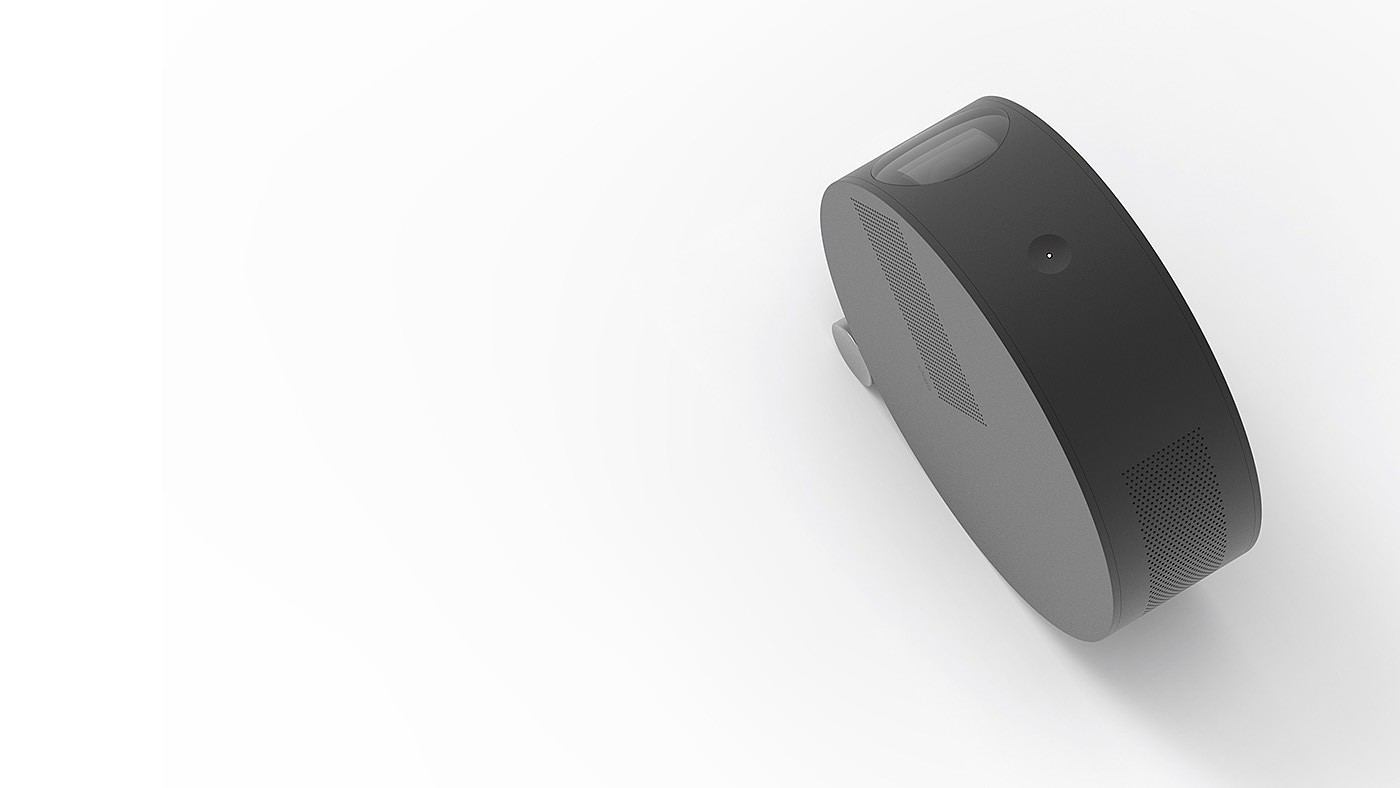orbit，flexible，intelligence，Portable，Family entertainment，loudspeaker box，Projector，Creative design，industrial design，