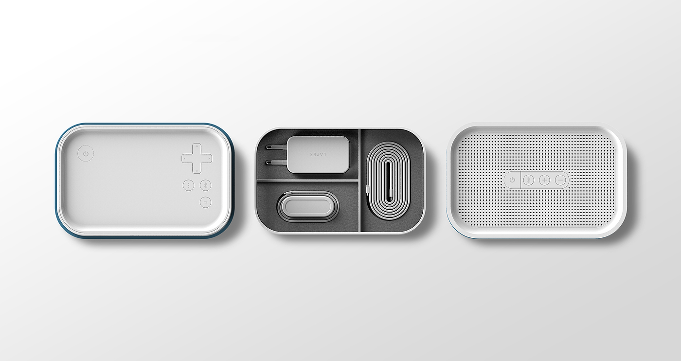 General image，Korean designer，conceptual design，practical，Lunch box projector，Picnic culture，layer，