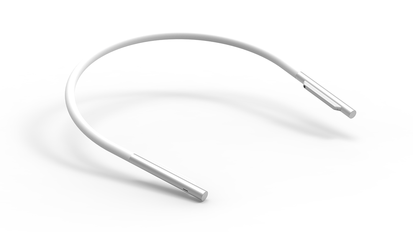 Bone conduction earphone，3D printing，Sports headset，wireless，waterproof，industrial design，