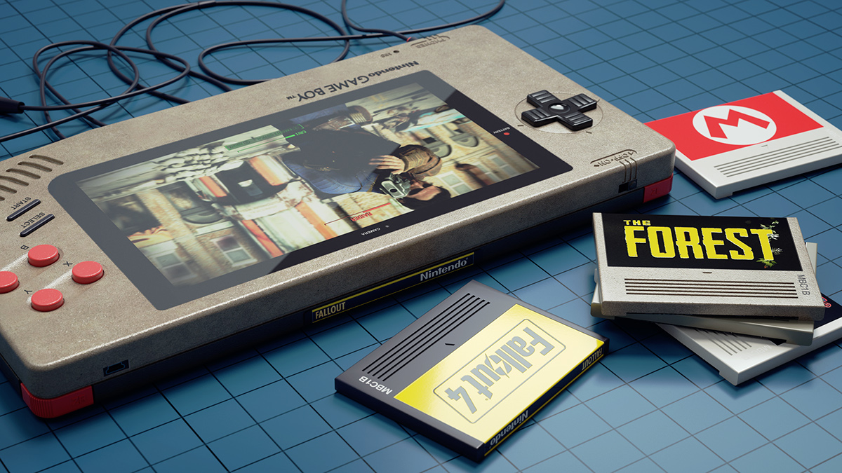 salute，Reprint，Nintendo，recreational machines，General image，industrial design，