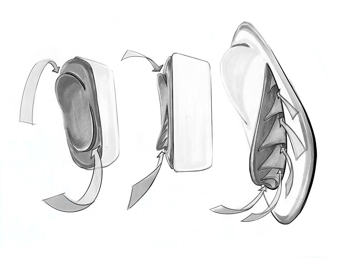air cleaner，Hand drawn，industrial design，product design，General image，