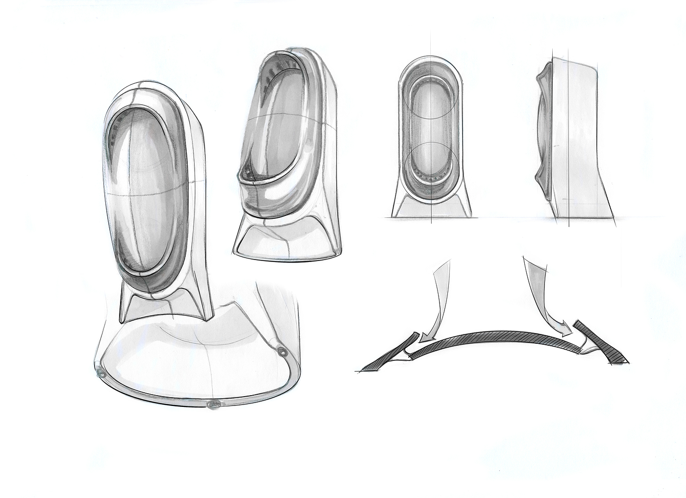 air cleaner，Hand drawn，industrial design，product design，General image，