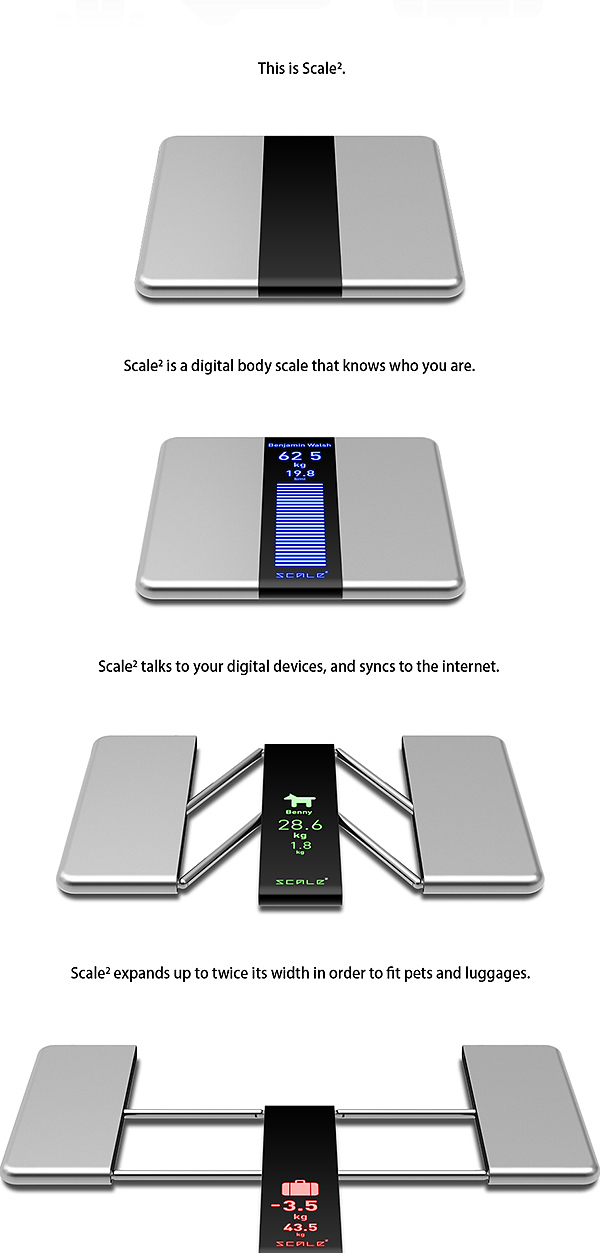 Electronic scale，extend，scale，Creative design，General image，industrial design，